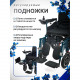 Складная инвалидная кресло коляска с электроприводом KSE-07 Комфорт-4 для дома и улицы