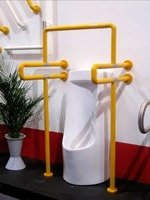 Поручень для санитарно-гигиенических комнат 8807 (диаметр 3,5 см) желтый